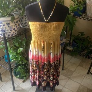 Women’s Multicolored Summer Halter top dress